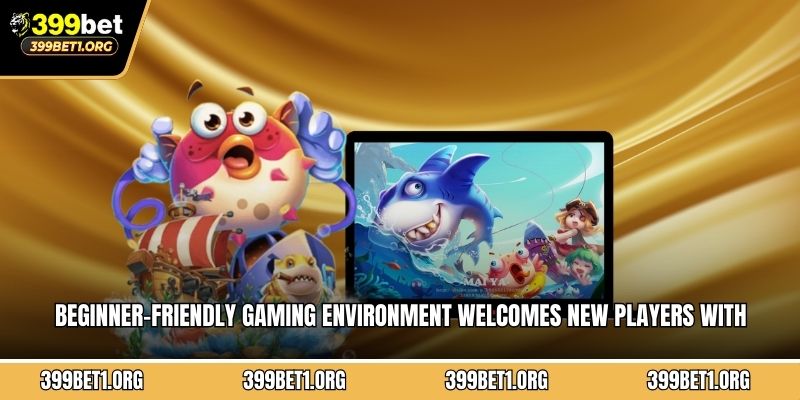 Beginner-friendly gaming environment welcomes new players with comprehensive support systems