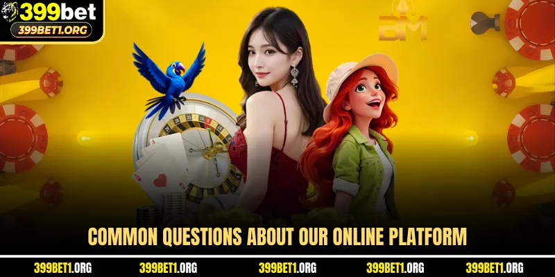 Common questions about our online platform