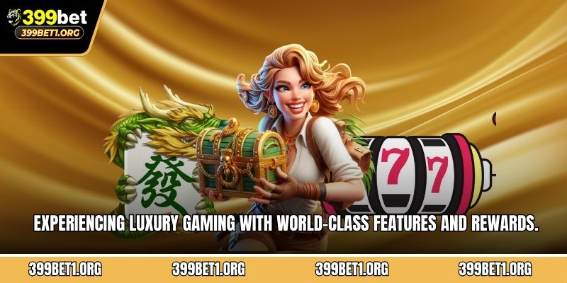 Experiencing luxury gaming with world-class features and rewards.