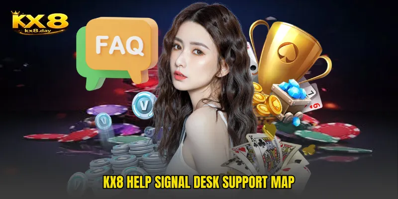 KX8 Help Signal Desk support map
