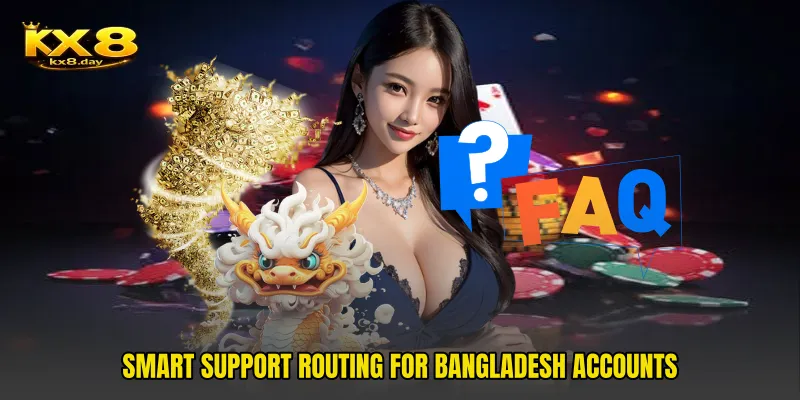 Smart support routing for Bangladesh accounts
