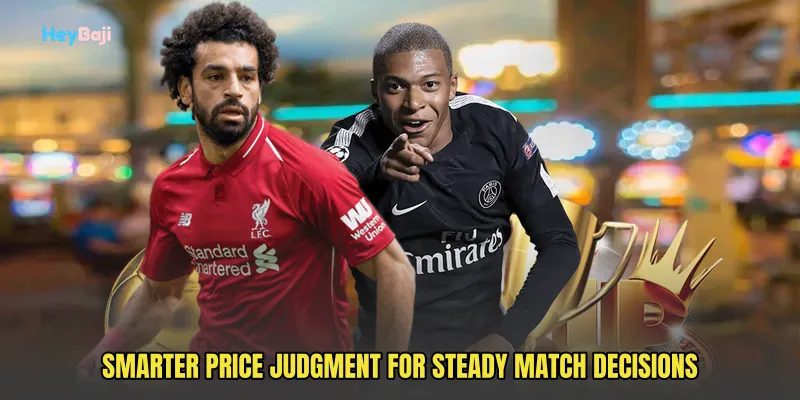 Smarter price judgment for steady match decisions