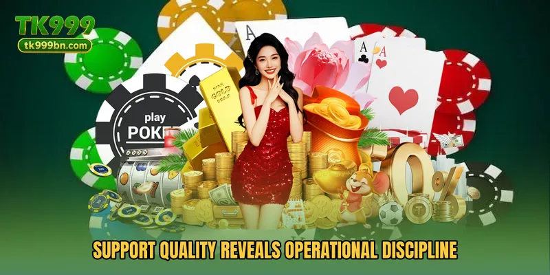 Support quality reveals operational discipline